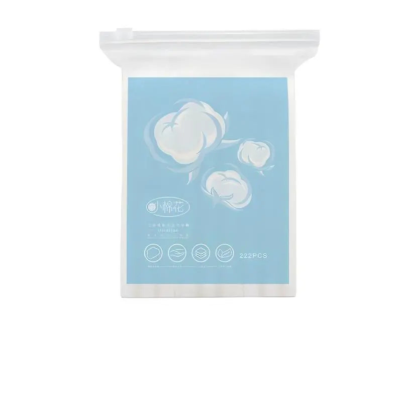 3-layer thick double-sided dual-effect cotton pads for makeup removal and lotion mask, OEM wholesale by Little Cotton factory.