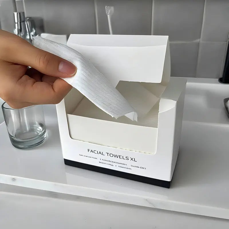 OEM Extra-Large Pure Cotton Face Towels | 25x30cm Disposable Little Cotton
