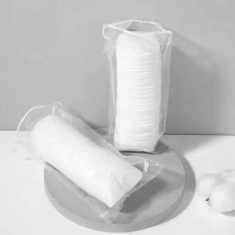 OEM Organic Round Cotton Pads | 3-Layer Eco-Friendly Makeup Remover Little Cotton