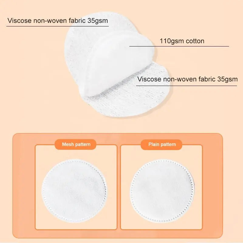 OEM 180GSM Organic Cotton Round Pads | 3-Layer Premium Factory Little Cotton
