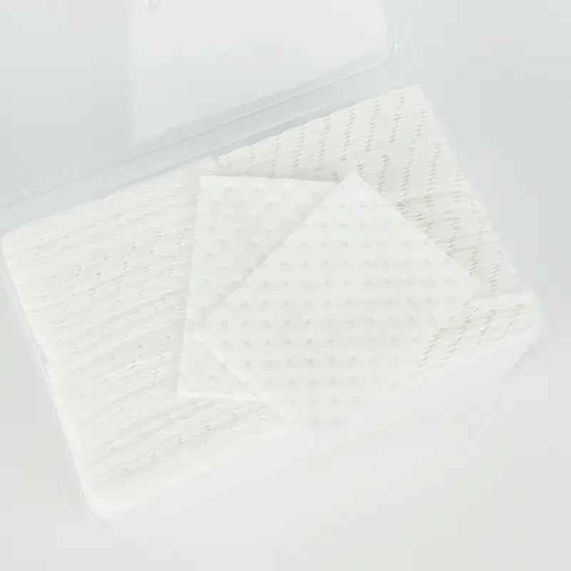 OEM Diamond Pattern Cosmetic Pads | Little Cotton PVC Box