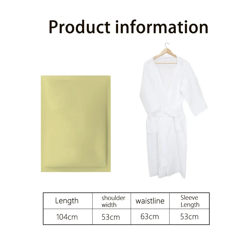 OEM Disposable Quick-Dry Bath Robes | Little Cotton Wholesale