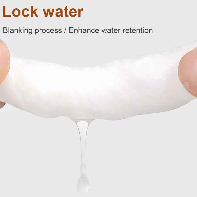 OEM Hanging Drawstring Bag Cotton Pads | Little Cotton 100ct