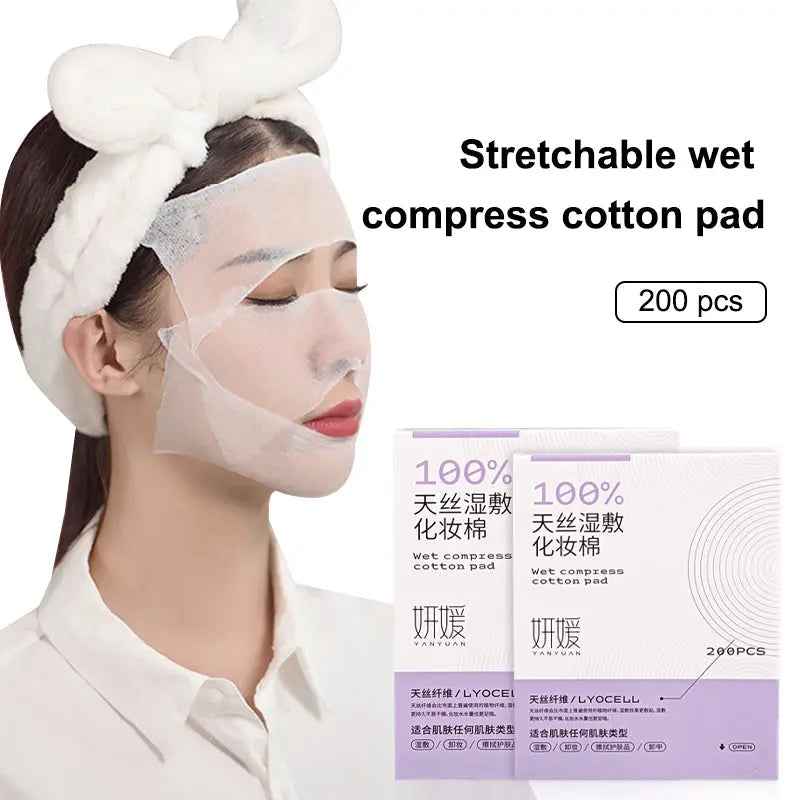 OEM Premium Tencel Wet Compress Pads | Little Cotton 200ct