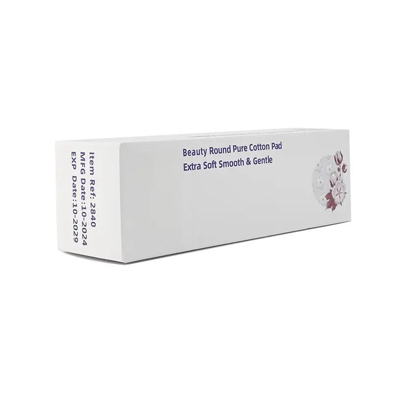 OEM 180GSM Plum Blossom Embossed Cotton Pads | Little Cotton Little Cotton