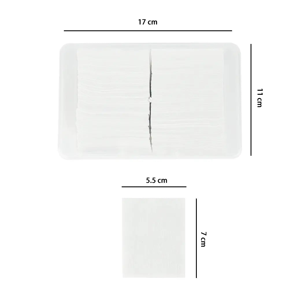 OEM 160GSM Non-Pressed Edge Cotton Pads | Little Cotton Little Cotton