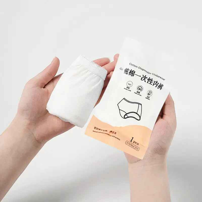 OEM 100% Cotton Disposable Underwear Box | Little Cotton 8-Count