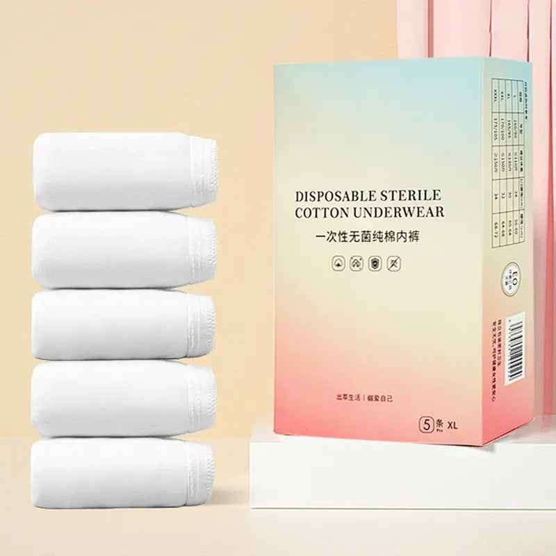OEM 7A Antibacterial Cotton Disposable Underwear | Little Cotton