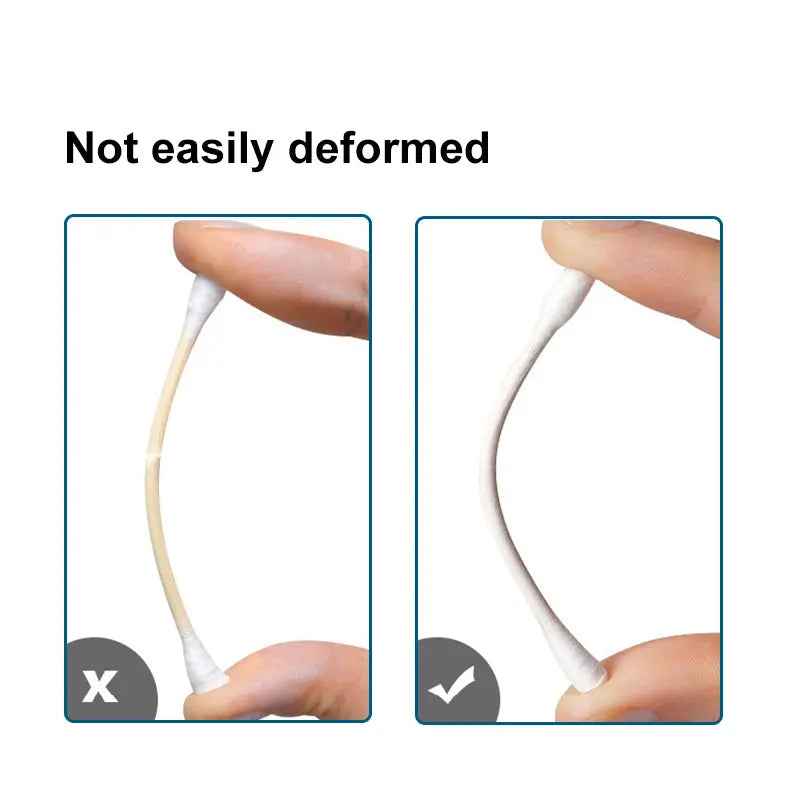OEM Premium Blossom Cotton Swabs | Little Cotton Dual-Tip