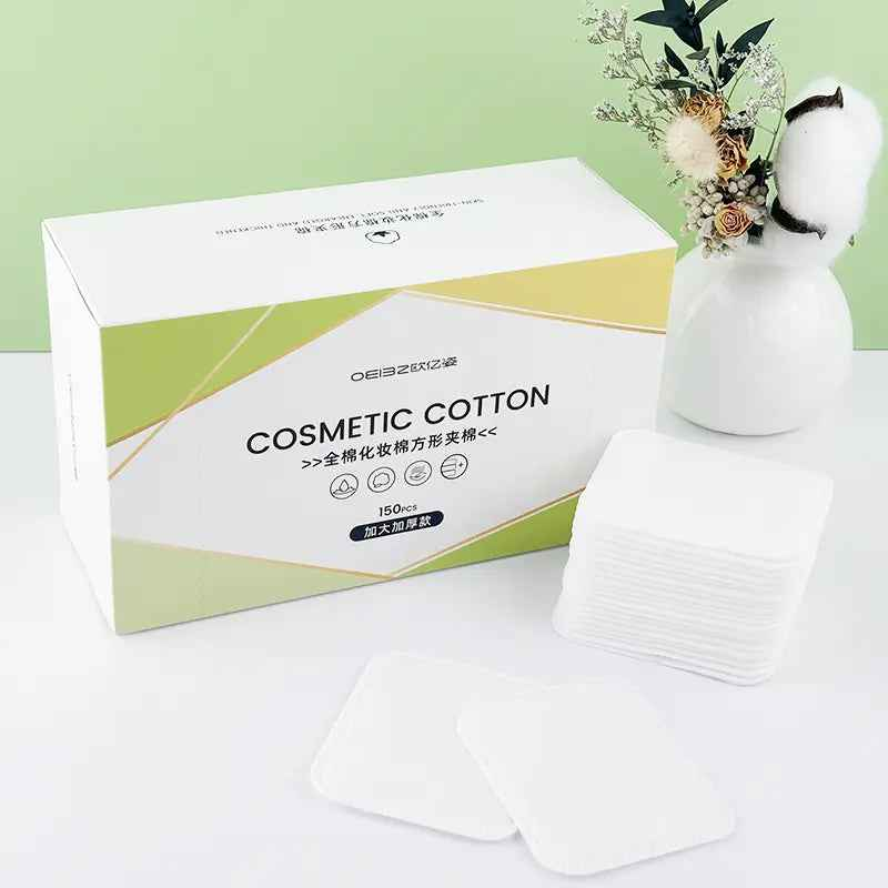 OEM Rounded Corner Cotton Pads 165GSM | Little Cotton