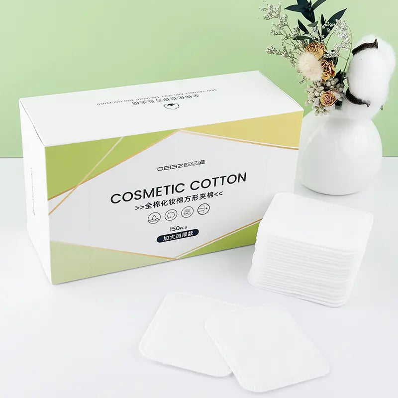 OEM Rounded Corner Cotton Pads 165GSM | Little Cotton Little Cotton