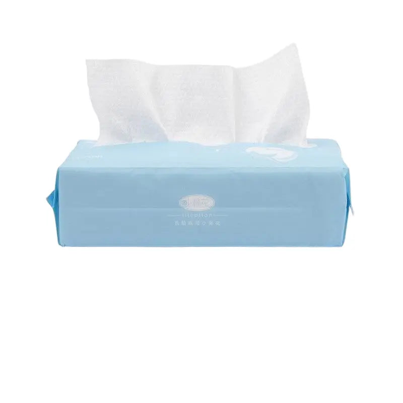 Premium thick pearl texture disposable face cleansing towels for dry and wet use, manufactured by Little Cotton OEM factory.