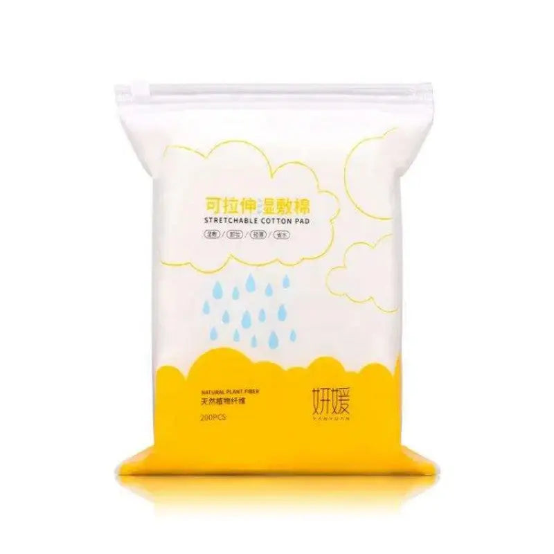 Cost-effective 33GSM dual-sided cotton makeup pads for daily use, mass-produced by Little Cotton OEM partner.