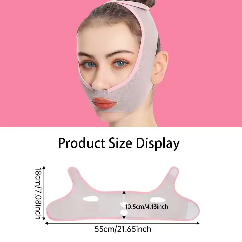 OEM Breathable V-Line Double Chin Reducer Belt | Little Cotton Little Cotton