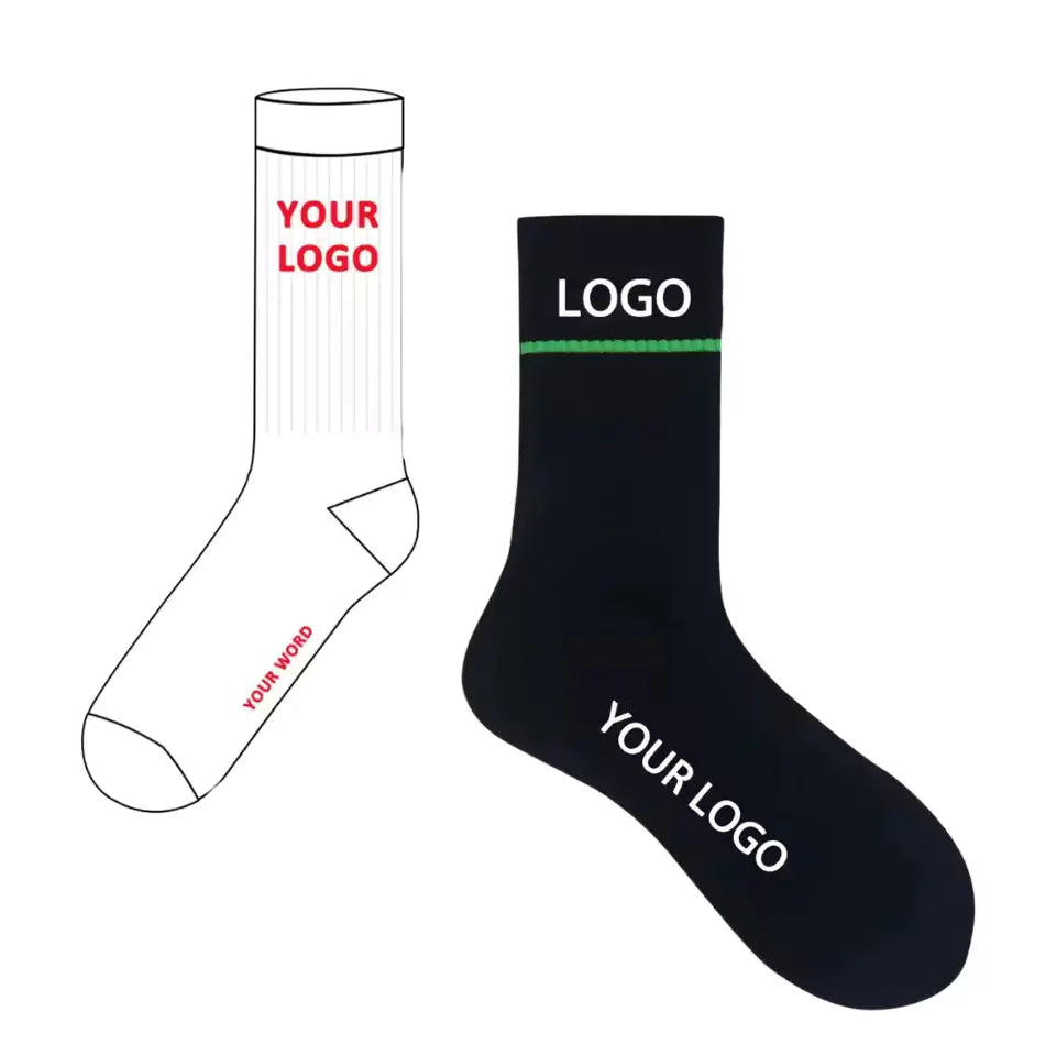 OEM Custom Terry Crew Travel & Disposable Socks | Little Cotton Little Cotton