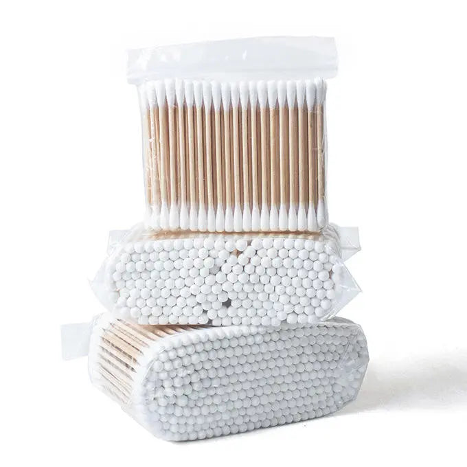 OEM 100PCS Double Head Wooden Cotton Swabs | Little Cotton Makeup Tools Little Cotton