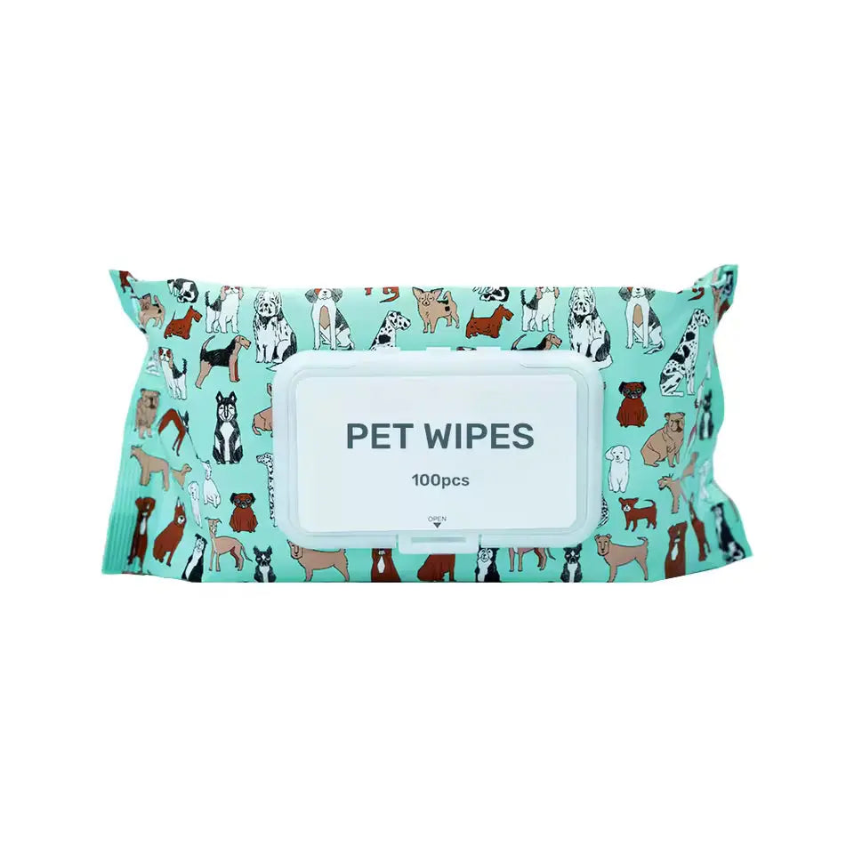 OEM Organic Pet Dog Wet Wipes | 100pcs Bulk Pack | Little Cotton Little Cotton