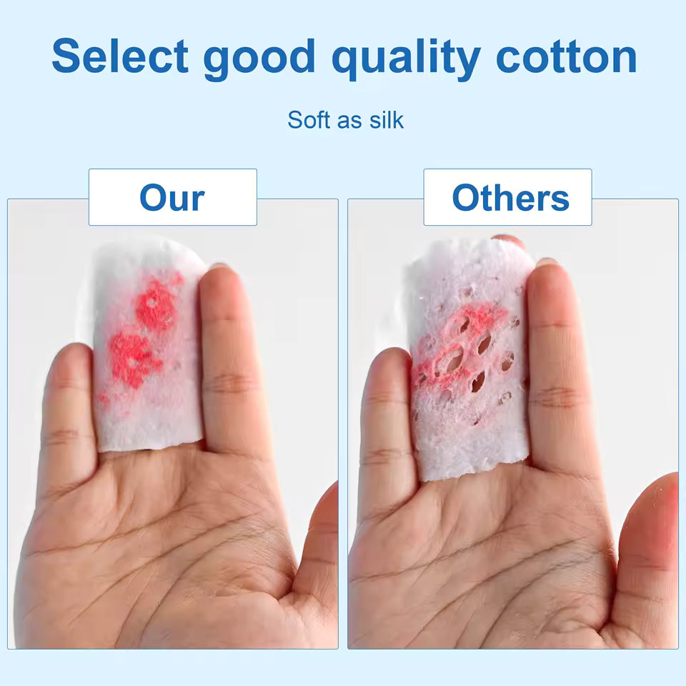 OEM Biodegradable Cotton Facial Pads Wholesale | Little Cotton