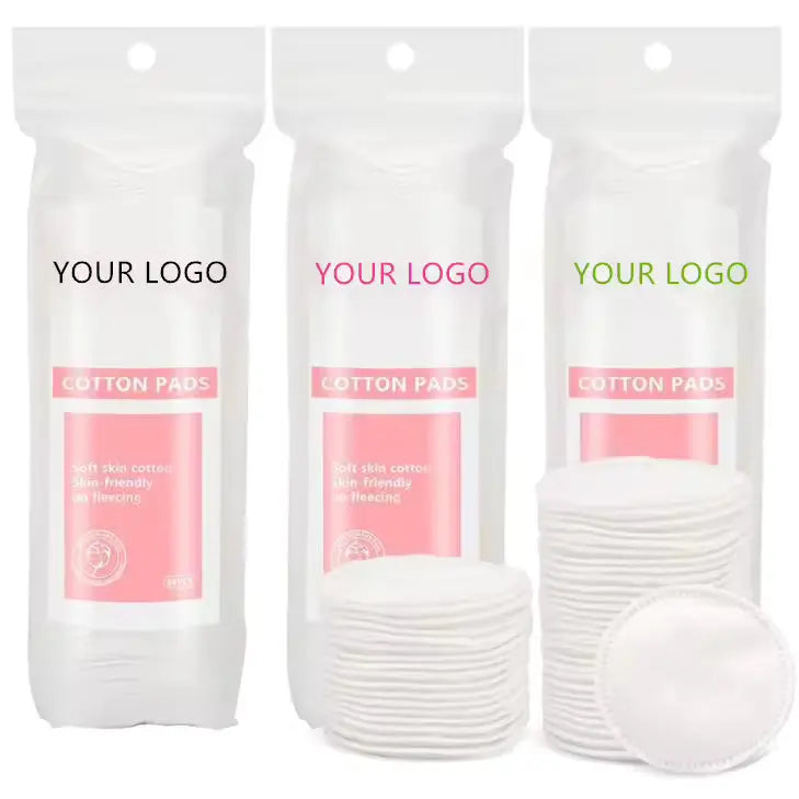 OEM Premium 100% Cotton Rounds Makeup Remover Pads | Little Cotton Little Cotton