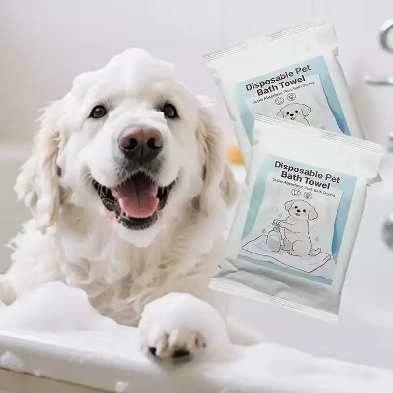 OEM 60x120cm Disposable Pet Bath Towels | 70g Heavy Duty | Little Cotton Little Cotton