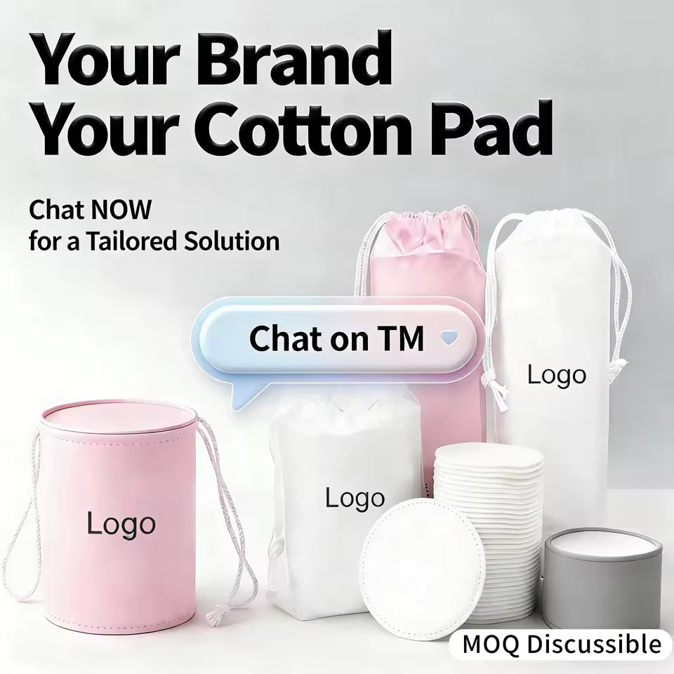 OEM Biodegradable Hypoallergenic Cotton Rounds | Little Cotton