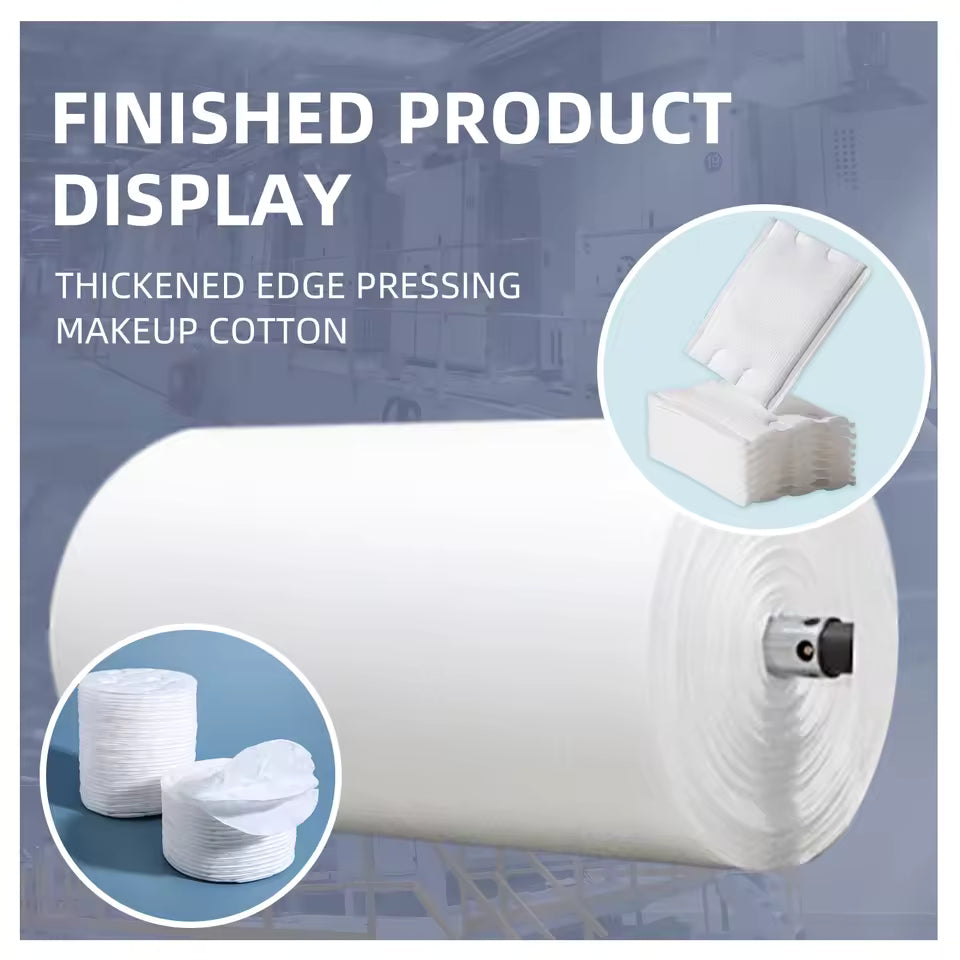 OEM 3-Layer Water-Jet Cotton Roll | 90cm 150-180GSM | Little Cotton