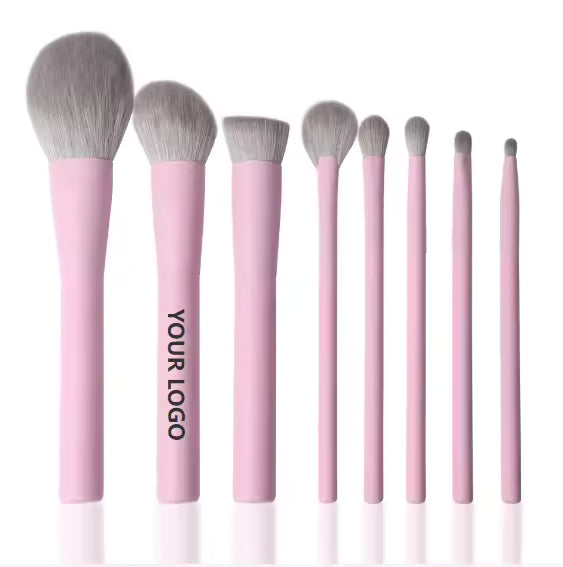 Wholesale 8pcs Professional Makeup Brush Set | Wood Handle | Little Cotton - Little Cotton | Disposable Cotton Products Manufacturer & Wholesale