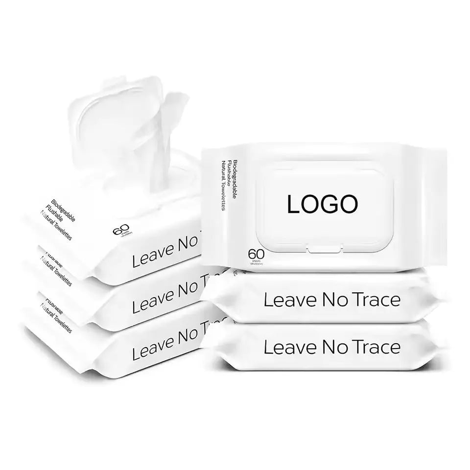 OEM Flushable Organic Baby Water Wipes | Hands & Face | Little Cotton Little Cotton