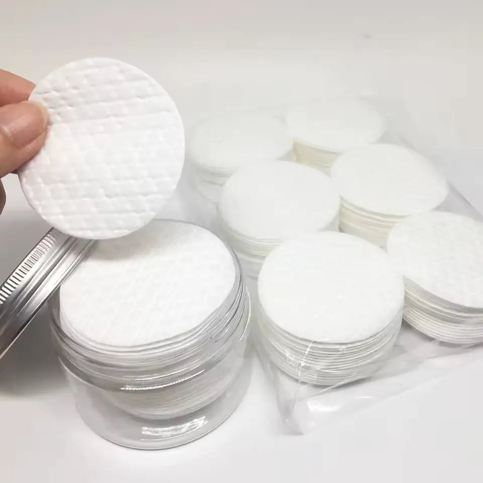 OEM Premium 100% Cotton Rounds Makeup Remover Pads | Little Cotton Little Cotton
