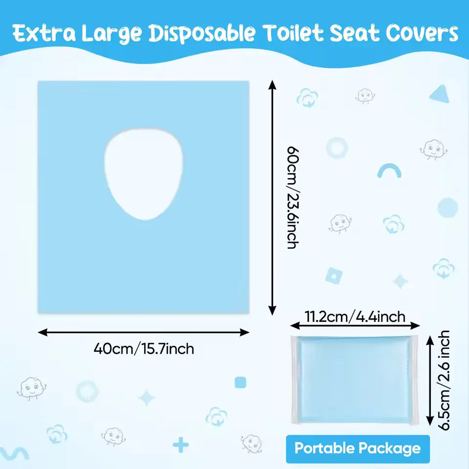 OEM Extra Large Waterproof Disposable Toilet Seat Covers | Little Cotton Little Cotton