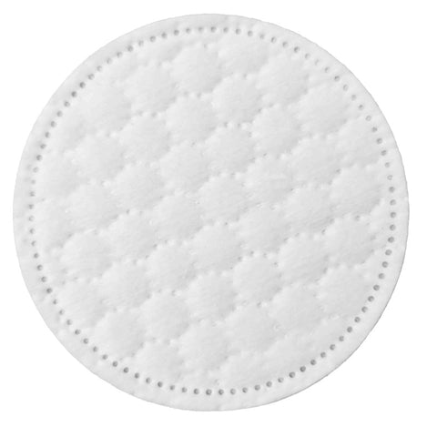 100% Natural Round Cotton Makeup Remover Pads – Stitched Edge & Dual-Sided Texture – OEM/ODM Factory Wholesale
