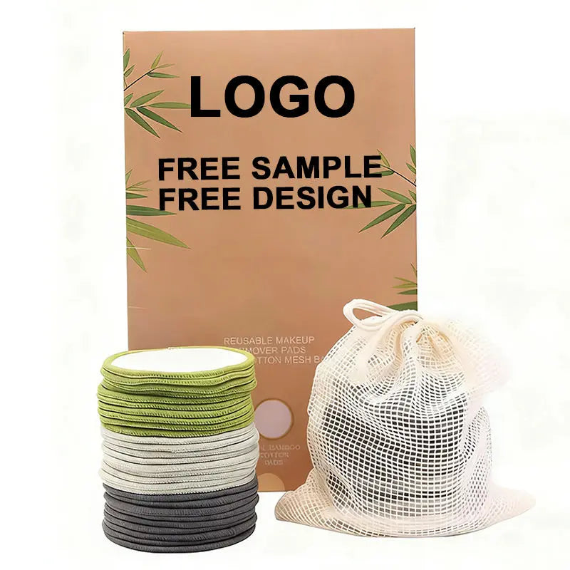 OEM Washable Bamboo & Organic Cotton Makeup Remover Pads Little Cotton
