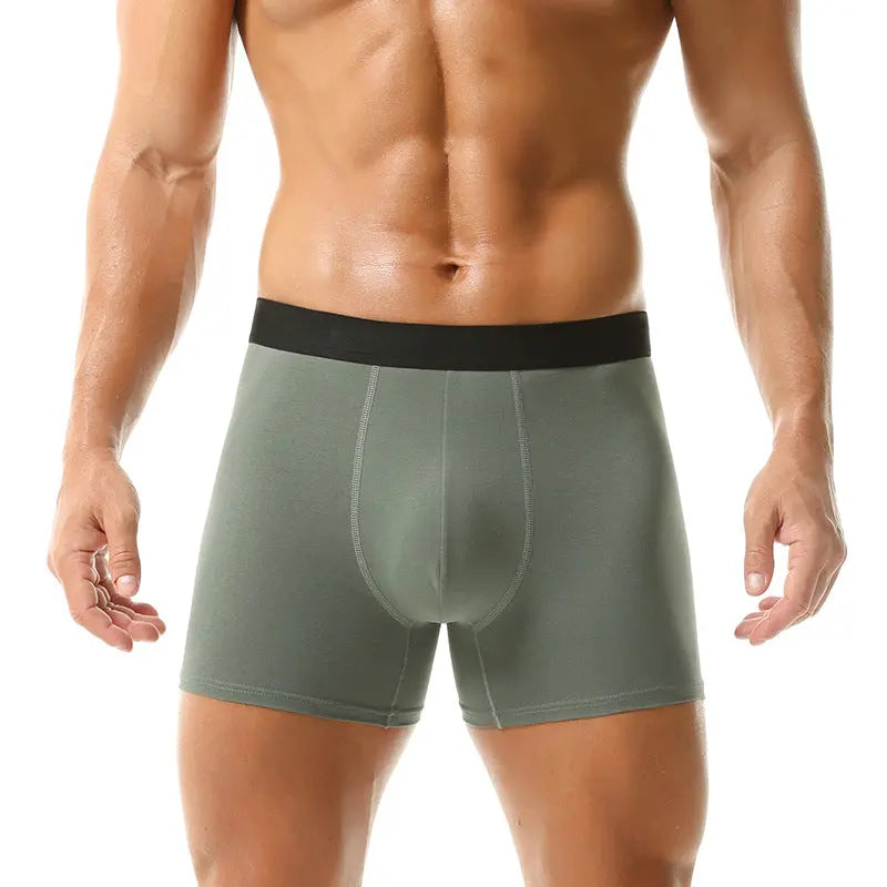 OEM Premium Men's Cotton Boxer Briefs | Custom Private Label Underwear Little Cotton