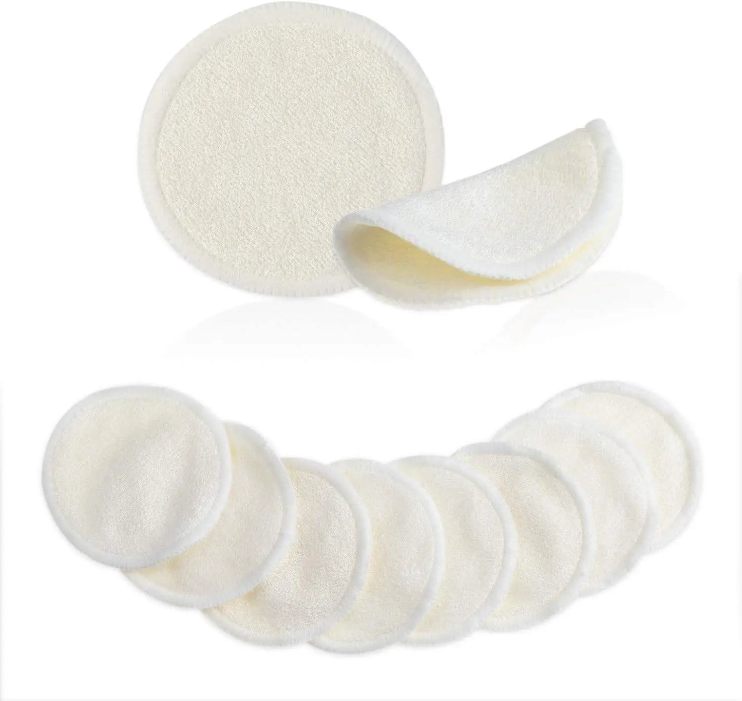 OEM Bamboo Cotton Reusable Makeup Remover Pads Set | Oeko-Tex 100 Little Cotton
