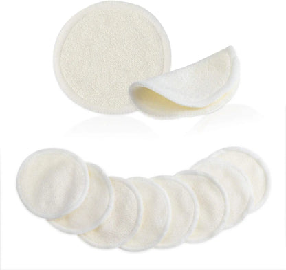 OEM Bamboo Cotton Reusable Makeup Remover Pads Set | Oeko-Tex 100 Little Cotton
