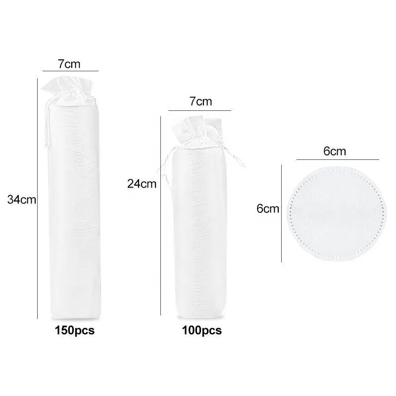 OEM 180GSM Organic Cotton Round Pads | 3-Layer Premium Factory Little Cotton