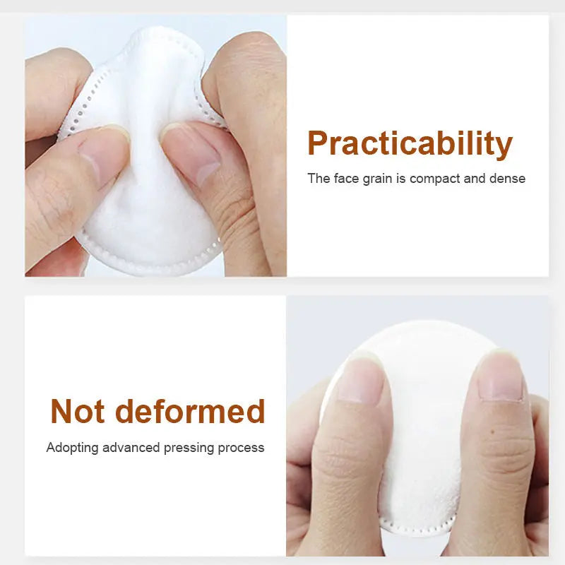 OEM Organic Round Cotton Pads | 3-Layer Eco-Friendly Makeup Remover Little Cotton