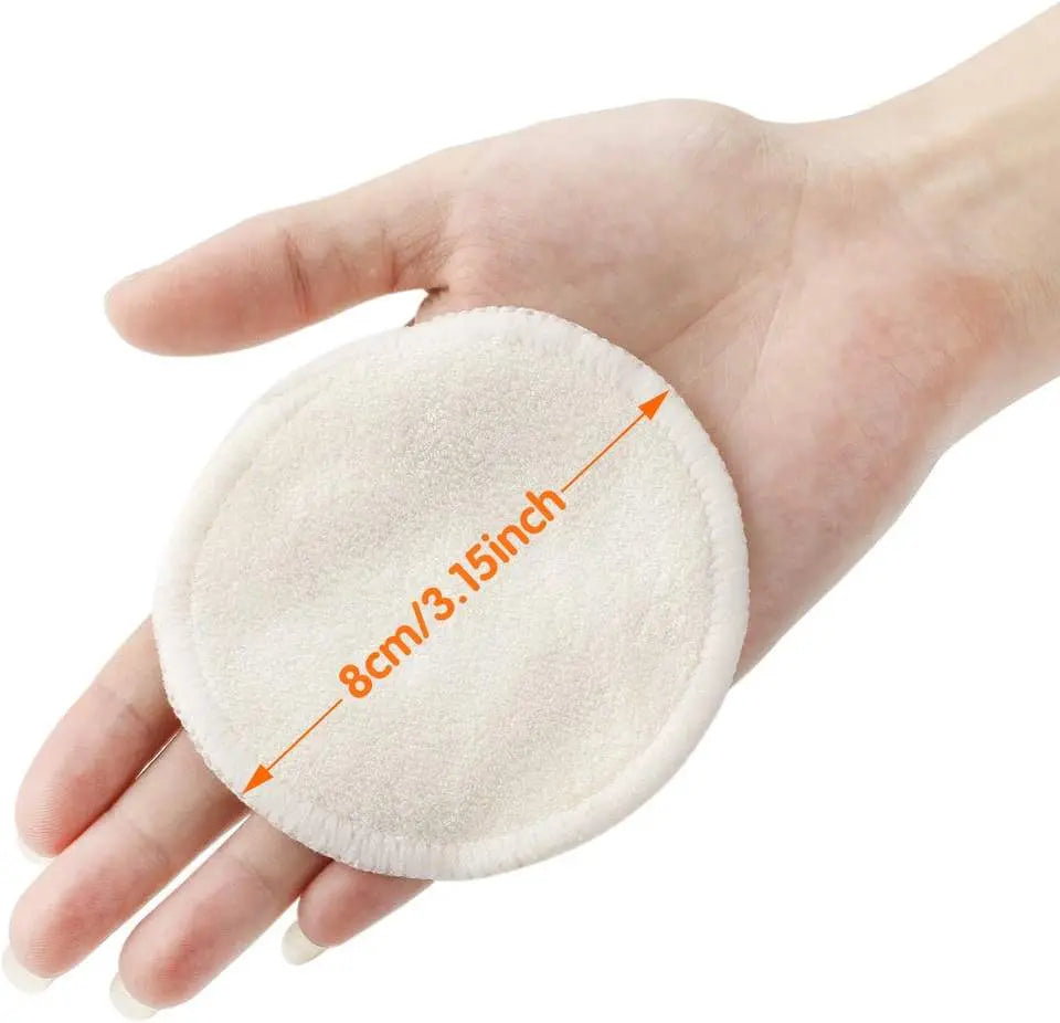 OEM Bamboo Cotton Reusable Makeup Remover Pads Set | Oeko-Tex 100 Little Cotton