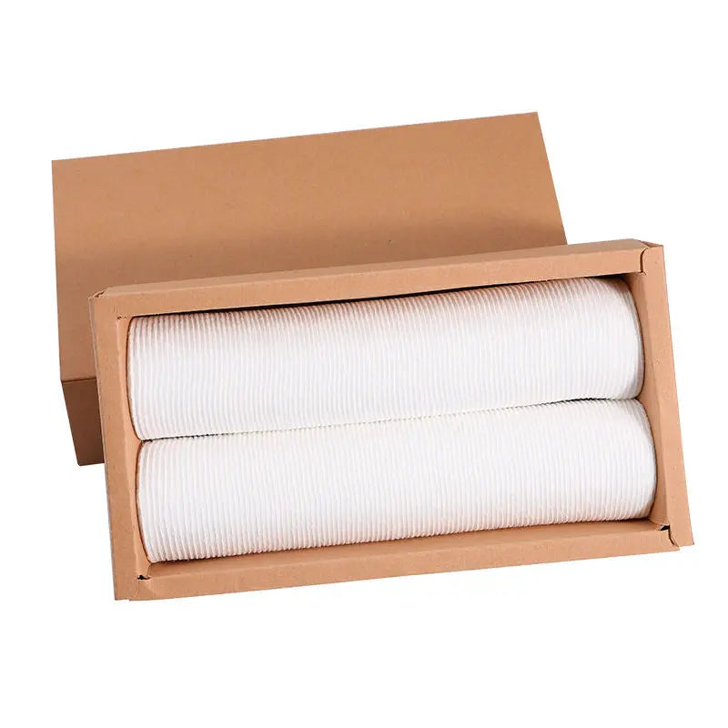 OEM Organic Cotton Pads in Kraft Paper Box | 3-Layer 100% Cotton Little Cotton