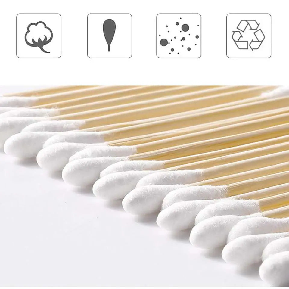 OEM Eco-Friendly Cotton Swabs | Bamboo & Paper Stick Buds Manufacturer Little Cotton