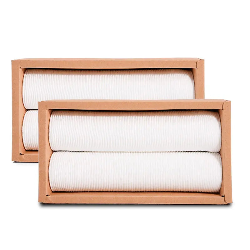 OEM Organic Cotton Pads in Kraft Paper Box | 3-Layer 100% Cotton Little Cotton