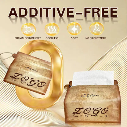 OEM 2-Ply Pearl Embossed Face Towels | 25x30cm XL Non-Woven Little Cotton