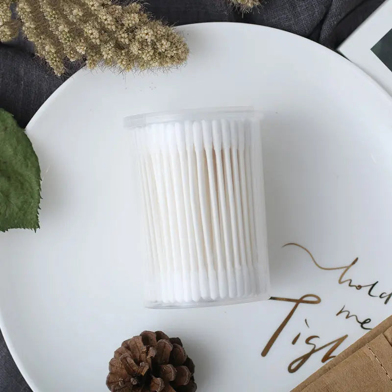 OEM Colorful Bamboo Cotton Swabs | Little Cotton Makeup Buds Little Cotton