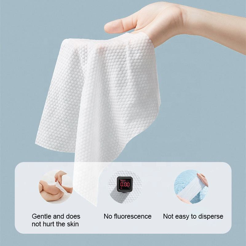 OEM/ODM Skin-Friendly Disposable Face Towels | 65GSM Cotton