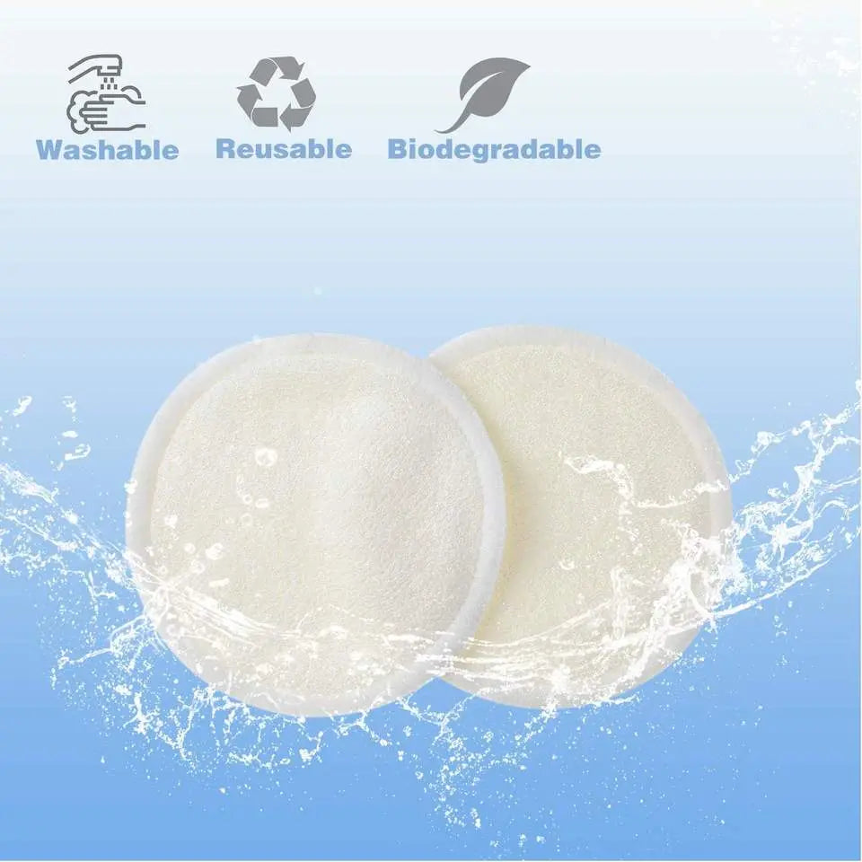 OEM Bamboo Cotton Reusable Makeup Remover Pads Set | Oeko-Tex 100 Little Cotton
