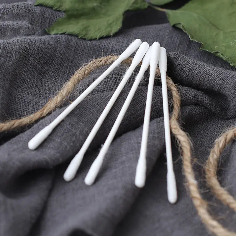 OEM Colorful Bamboo Cotton Swabs | Little Cotton Makeup Buds Little Cotton