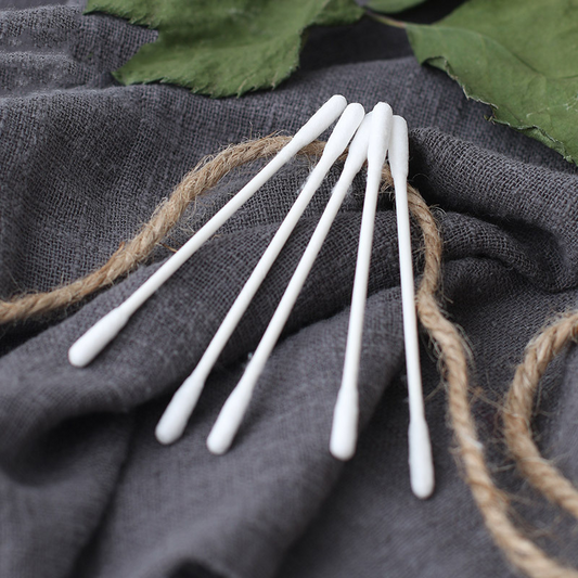 OEM Colorful Bamboo Cotton Swabs | Little Cotton Makeup Buds