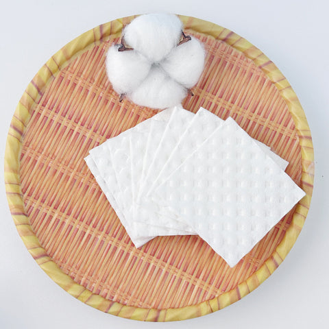 Little Cotton™ 160GSM Heavyweight Viscose Pads – Square Diamond Quilted Facial Cotton – Lint-Free Deep Cleansing Makeup Remover (Wholesale)