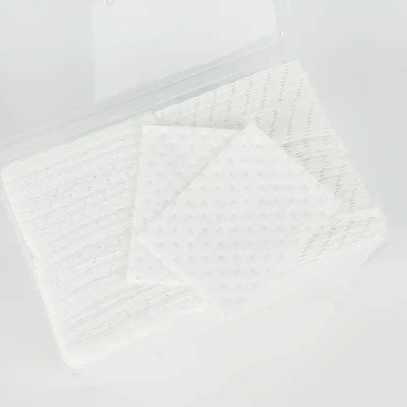 OEM Diamond Pattern Cosmetic Pads | Little Cotton PVC Box Little Cotton