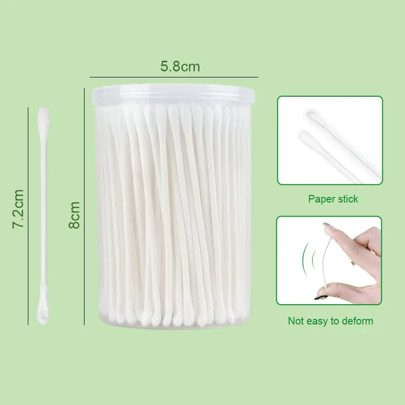 Flexible and shatter-proof baby cotton buds for safe ear cleaning wholesale